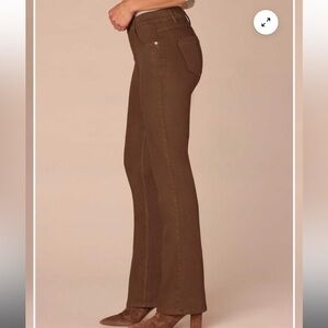 Democracy Brown Boot Cut Pants
